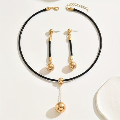 URBAN GLINT – Ensemble bijou à pampilles et cercles