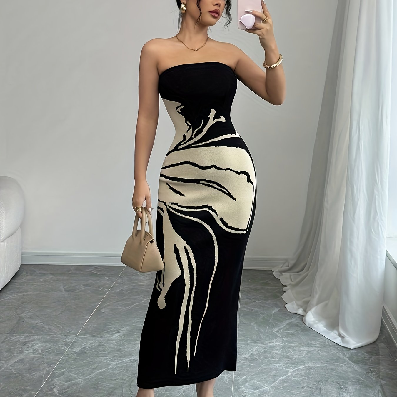 Loryvane - Robe féminine allure sophistiquée