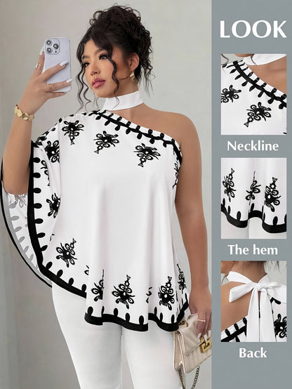 Roselyne - Haut élégant coupe structurée