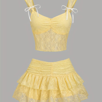 Chest - Ensemble et jupe mi dentelle