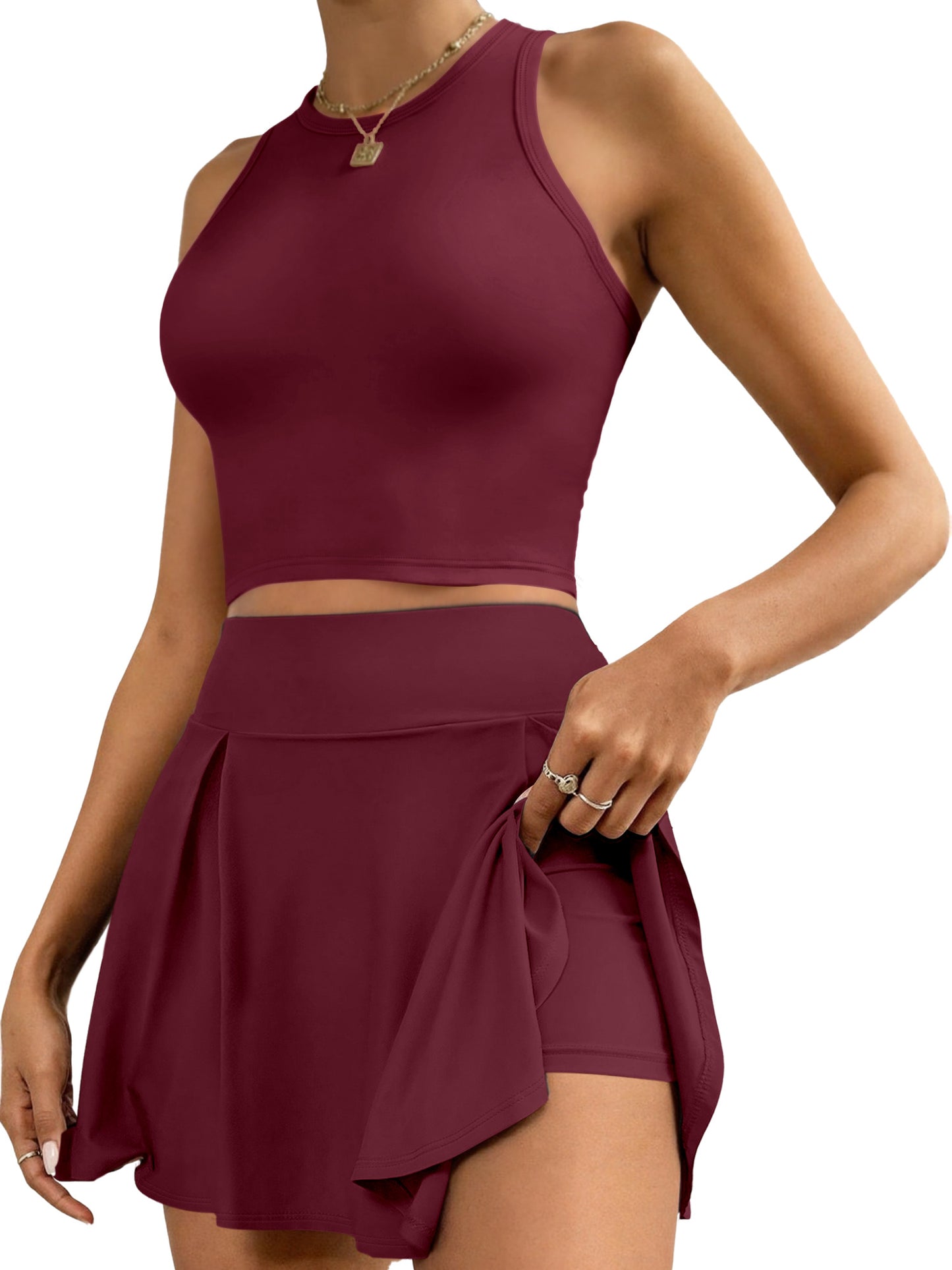 Twin- Ensemble 2 pieces jupe short/haut