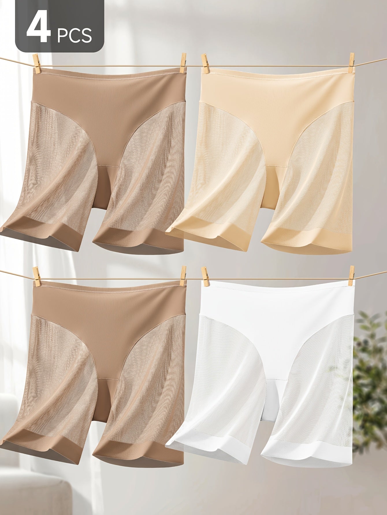 Tamy - Lot de 4 shorts de sport pour femme