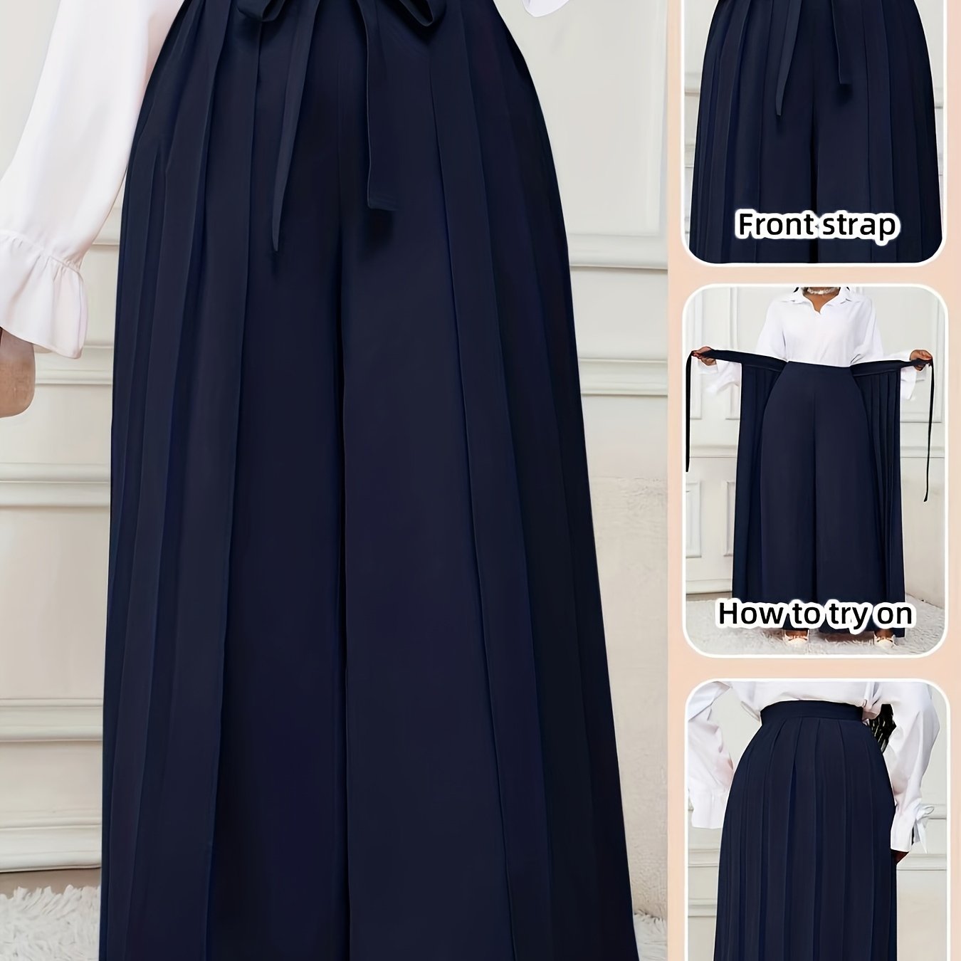 Shanelle- Pantalon fluide silhouette raffinée