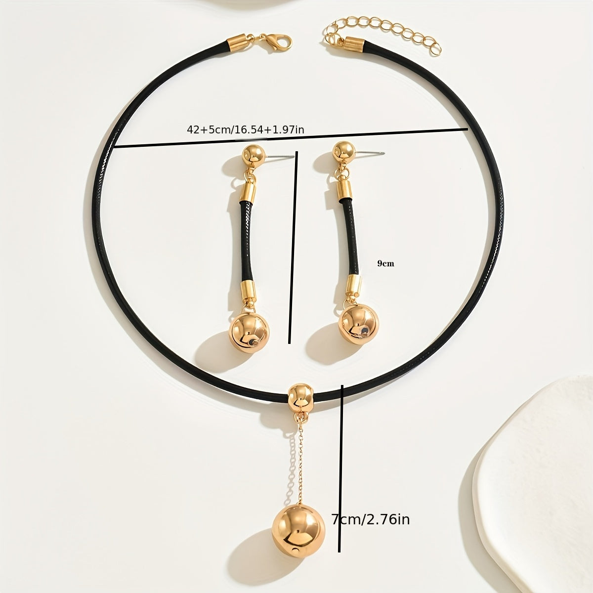 URBAN GLINT – Ensemble bijou à pampilles et cercles