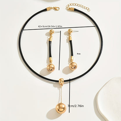 URBAN GLINT – Ensemble bijou à pampilles et cercles