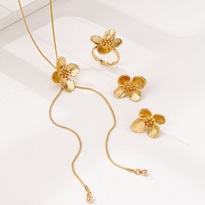 Fleurisca – ensemble floral en alliage