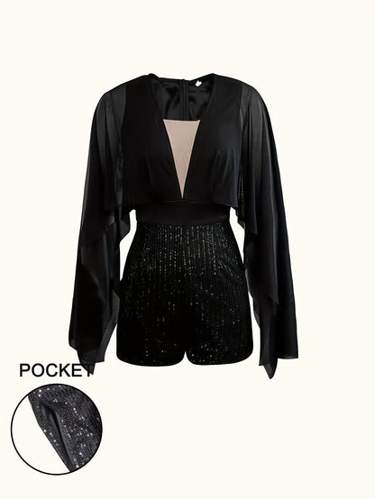 Koreana- Combishort Danse pailleté S au XXL