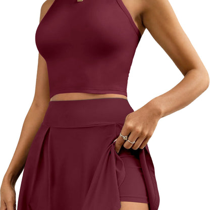 Twin- Ensemble 2 pieces jupe short/haut