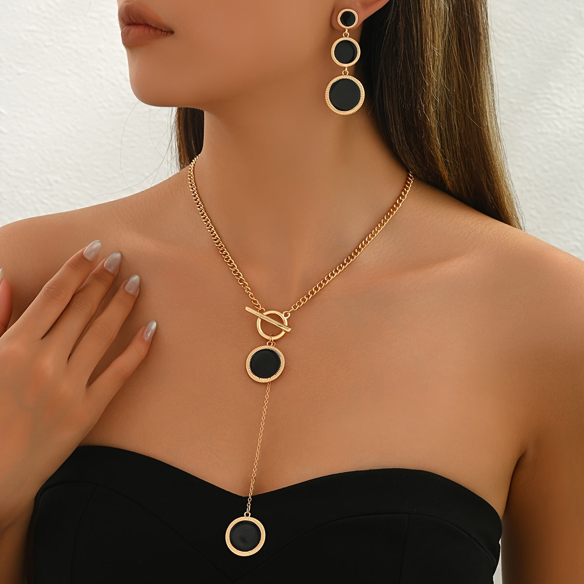 CRYSTAL EDGE – Set bijou punk chic en strass