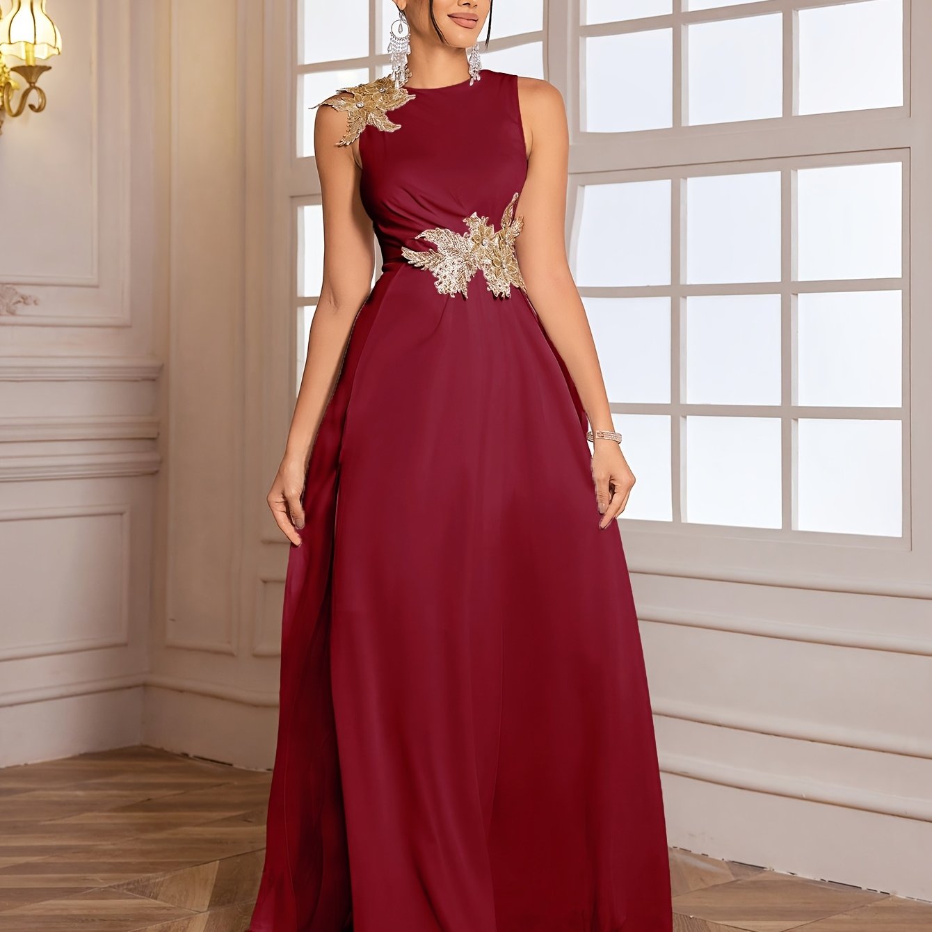 VERDISSIA – Robe longue  brodée