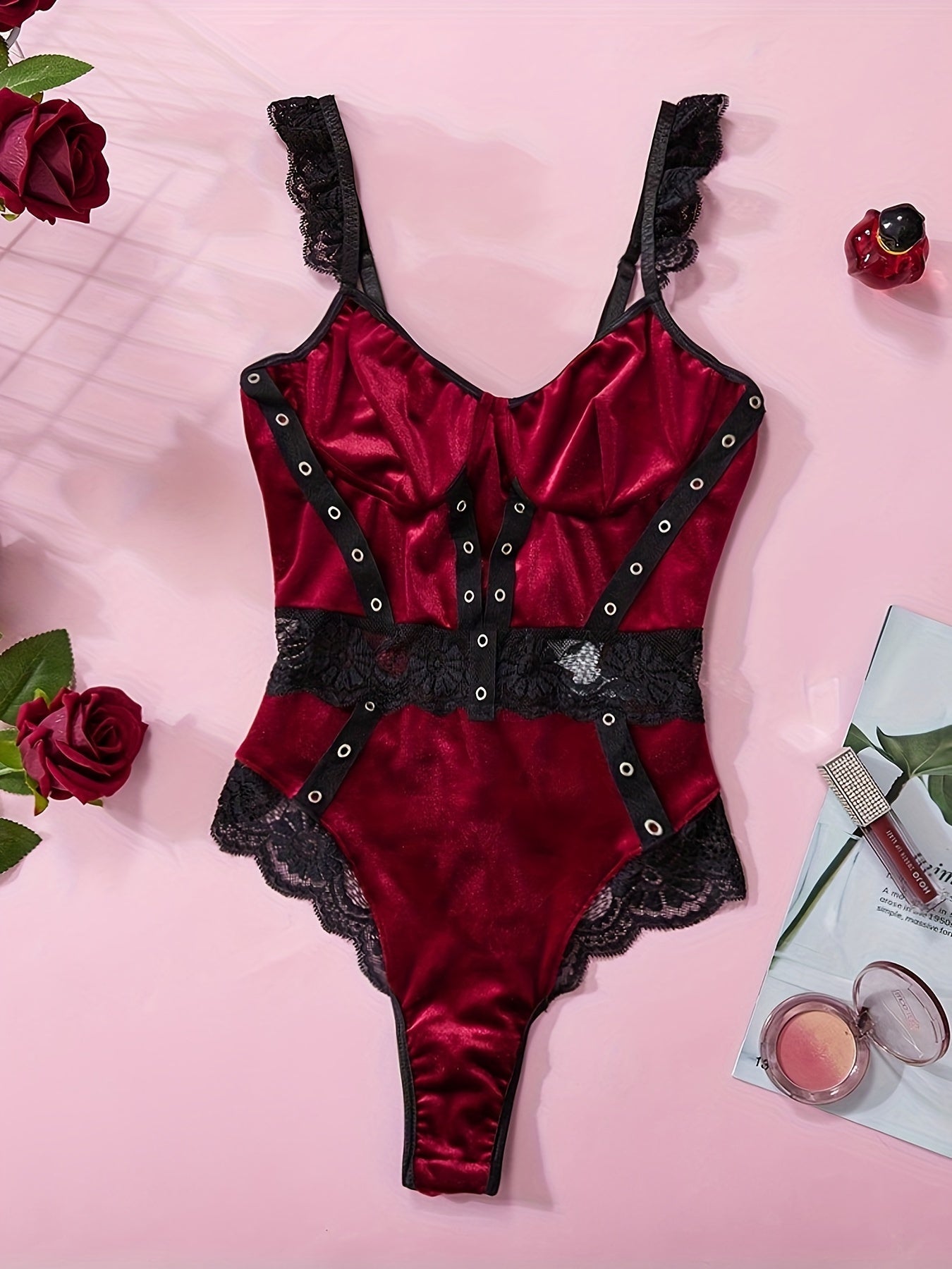 VelBody- Body velvet rouge