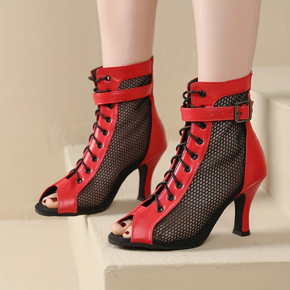 Ankle- Chaussure danse latine RUBBER/7cm