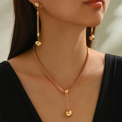 URBAN GLINT – Ensemble bijou à pampilles et cercles