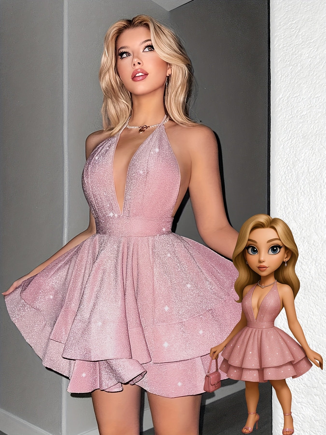 Passion – Froncée, épaules dénudées, décolleté V