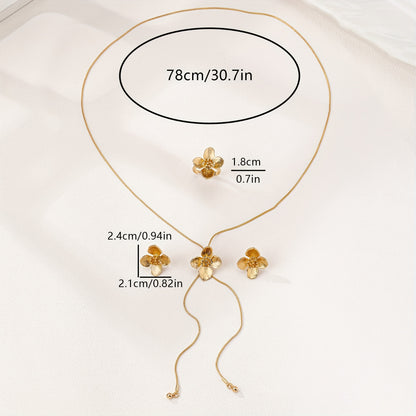 Fleurisca – ensemble floral en alliage