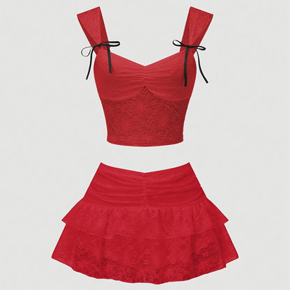 Chest - Ensemble et jupe mi dentelle