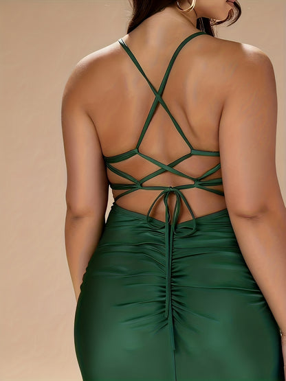 Sirène Émeraude – Bustier vert, coupe sirène- Grande Taille