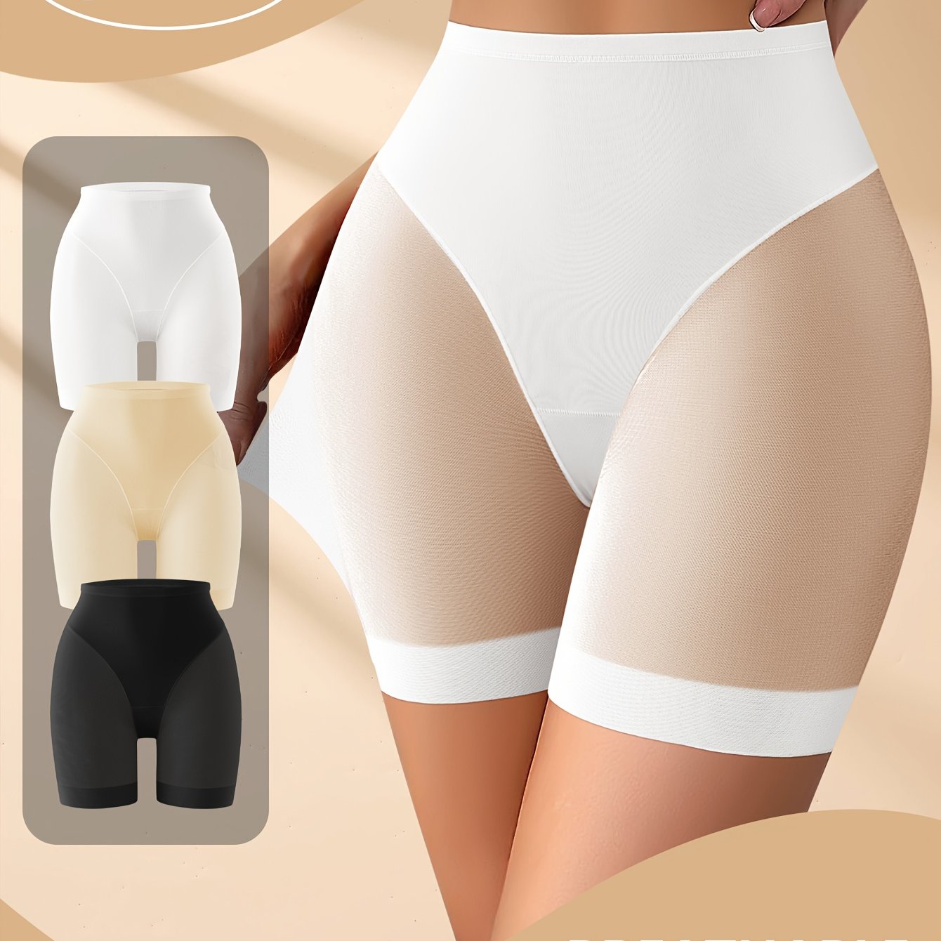 Boxia - lot 3 boxer sans coutures et invisibilité