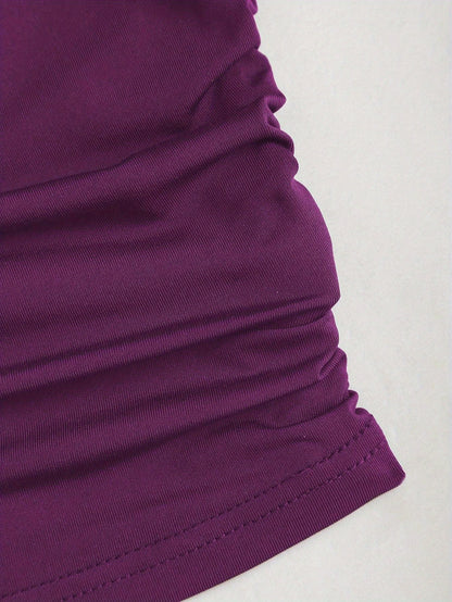 Missole- Ensemble jupe short violet S au XL