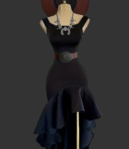 Backless- Robe élégante latine (sans ceinture)