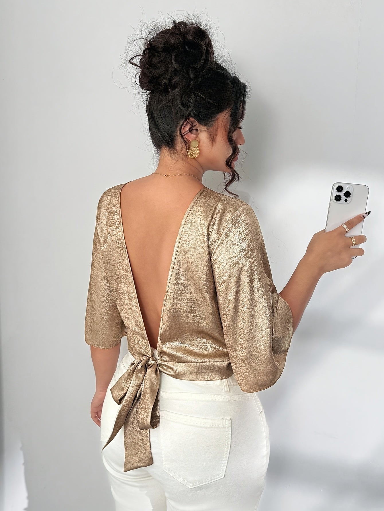 Joséphina - Haut élégant coupe structurée