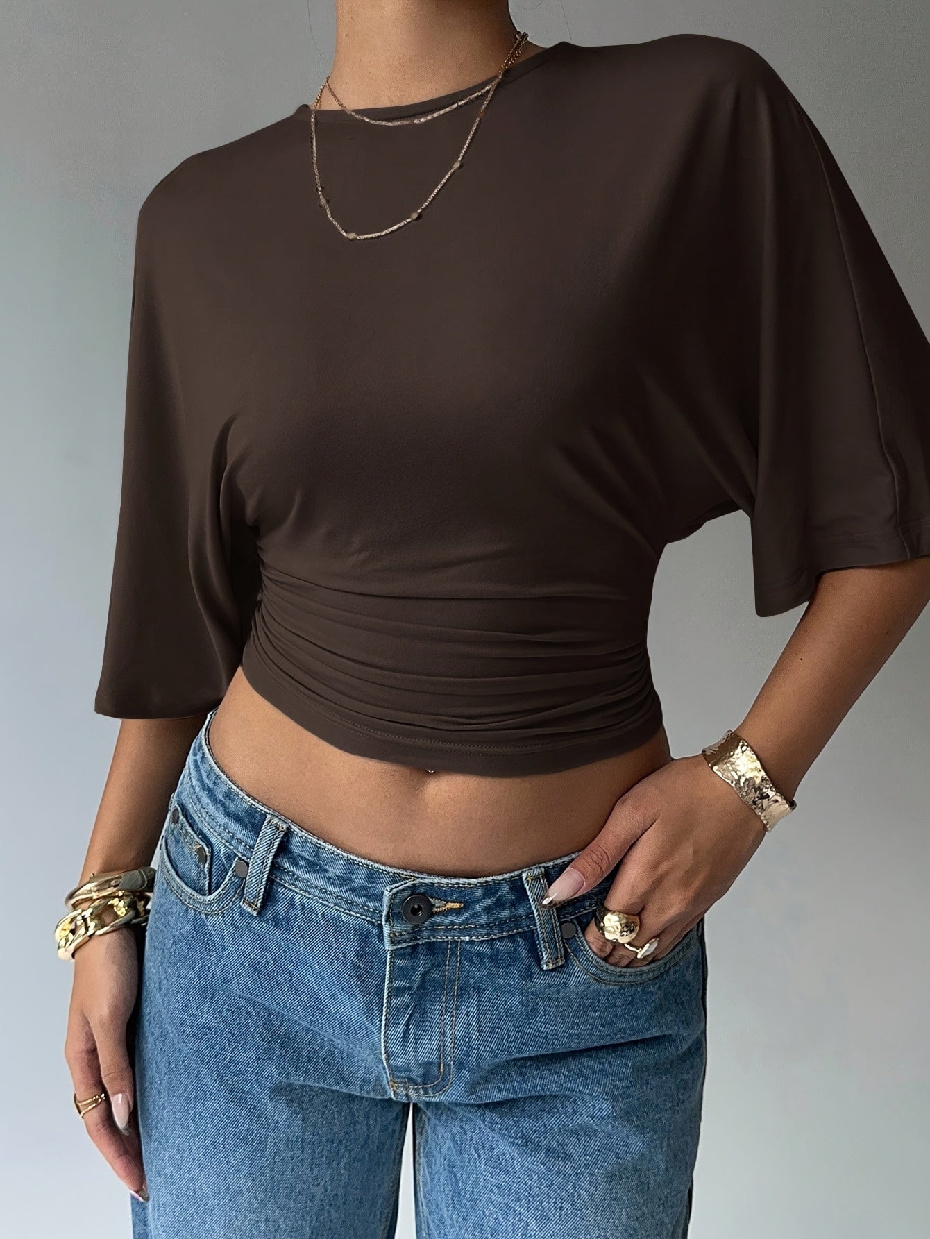 Bréloria - Robe élégante coupe fluide