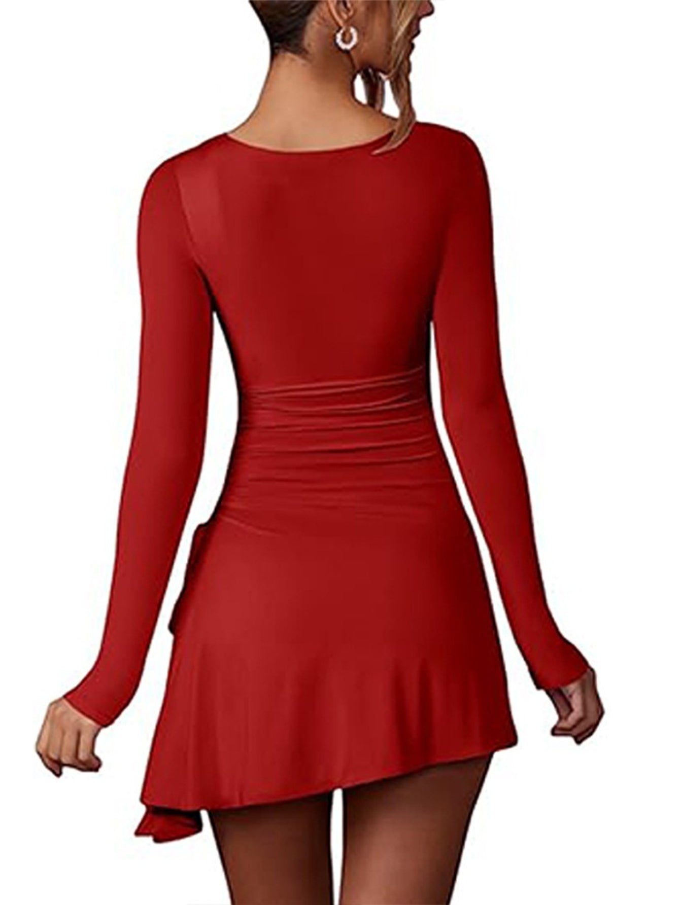Robe Aliana  - Robe latine rouge S au XL