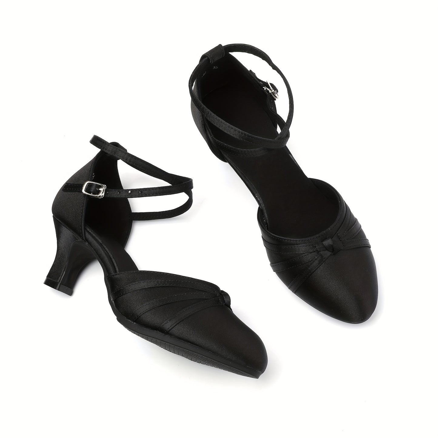 Taltiz- Chaussure fermé danse latine RUBBER/7cm