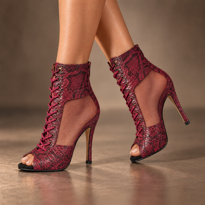 Bottines Kaelis portées avec les pieds correctement chaussés