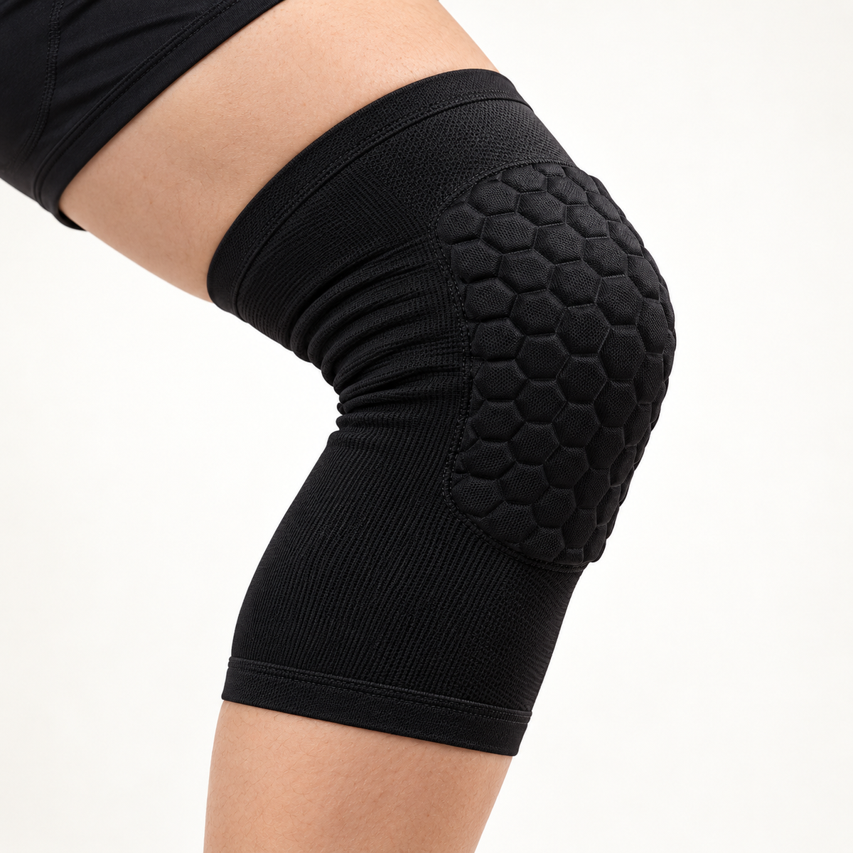 Détail du tissu extensible et du renfort alvéolé