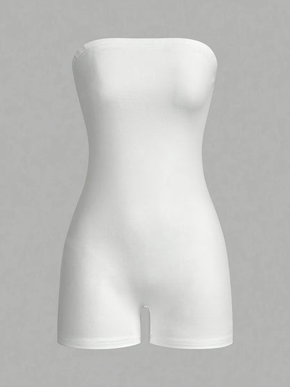 Sheila- 3 pièces combishort noir, blanc, leopard