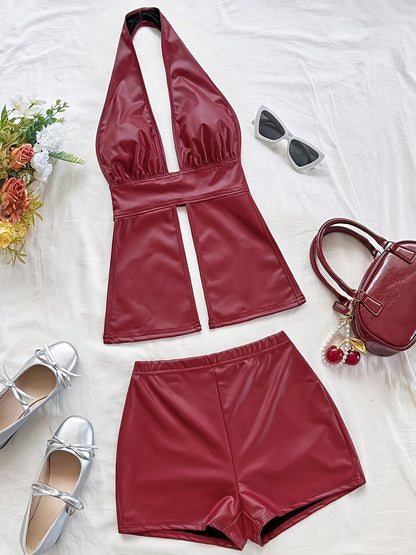 Lind- Duo haut dos nu + short