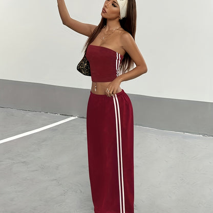 Strapie- Crop Top et pantalon