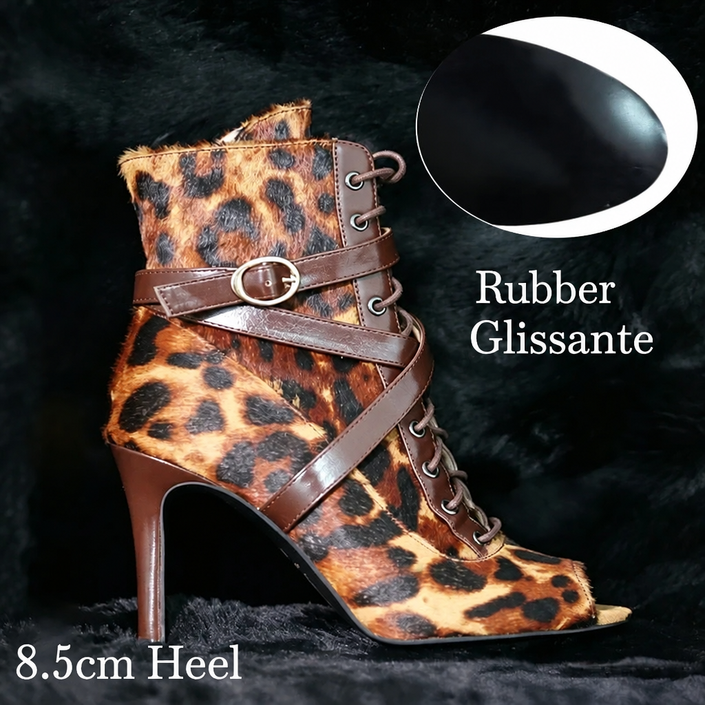 Talon 8,5 cm sans About, texte Glissante