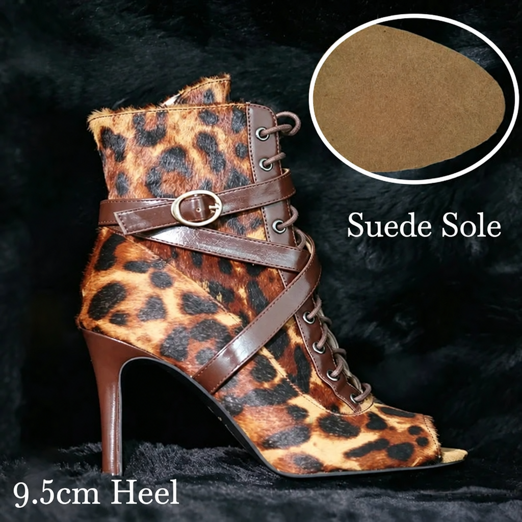 Talon 9,5 cm sans About, semelle daim